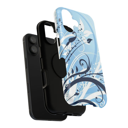 Bloom in Blue Tough iPhone Case