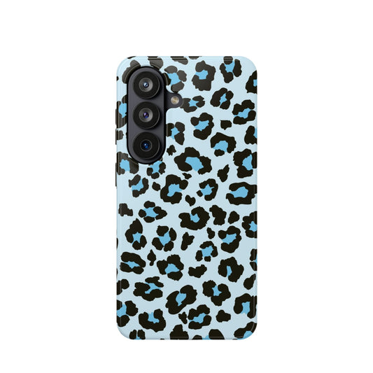 Blue Leopard Tough Samsung Case