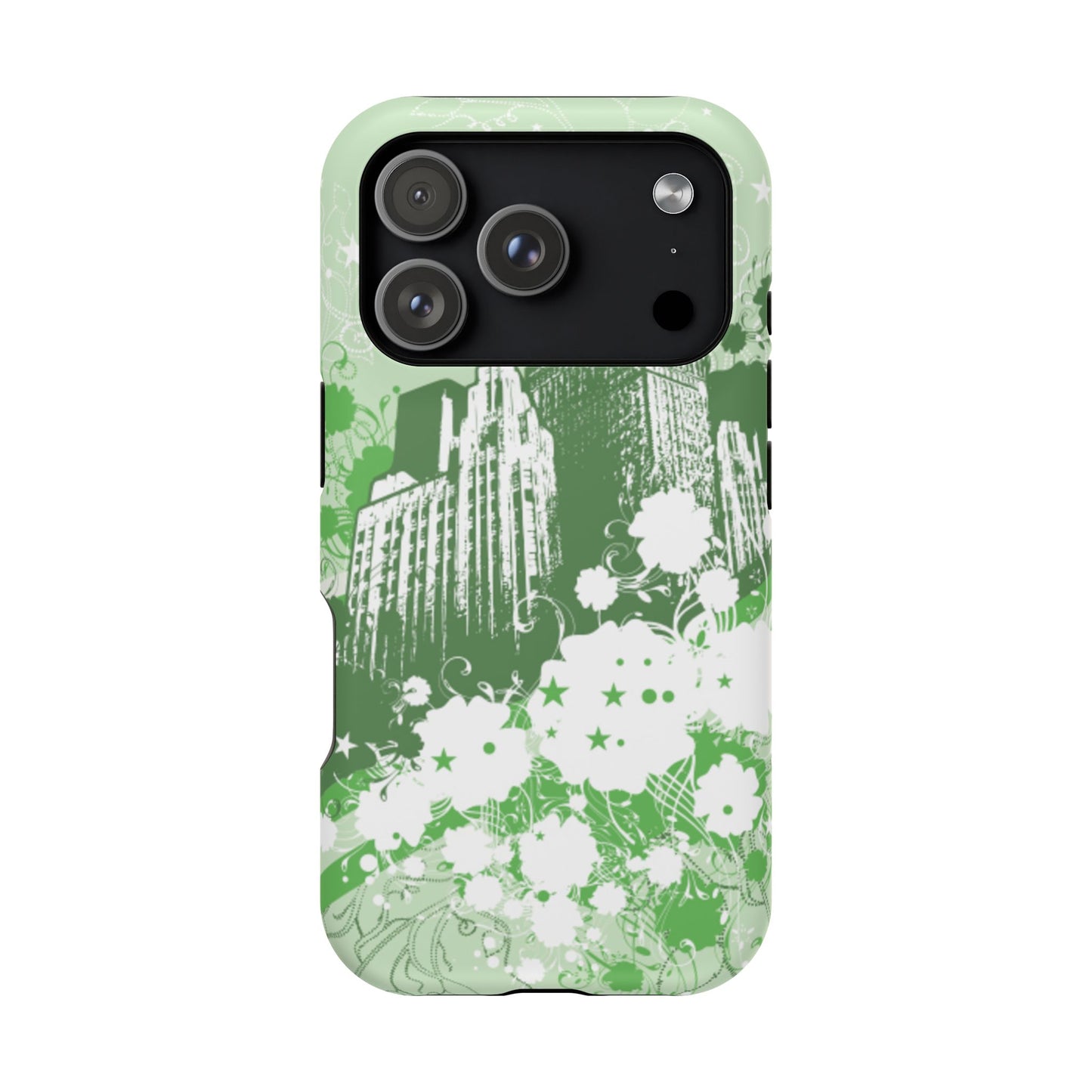 Green City Tough iPhone Case