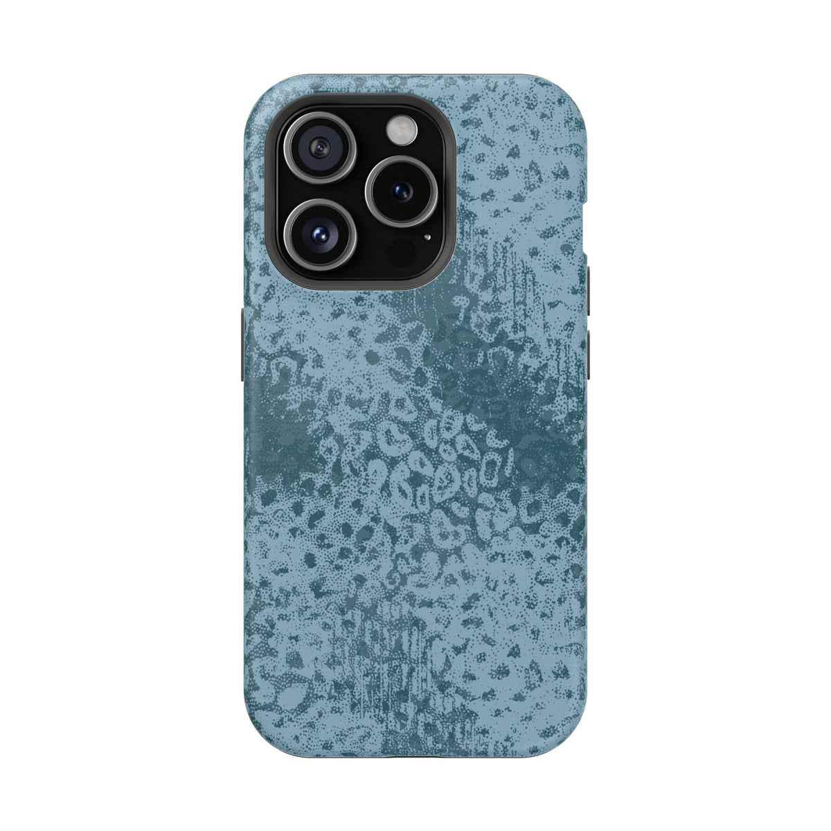 Blue Leopard MagSafe Tough iPhone Case