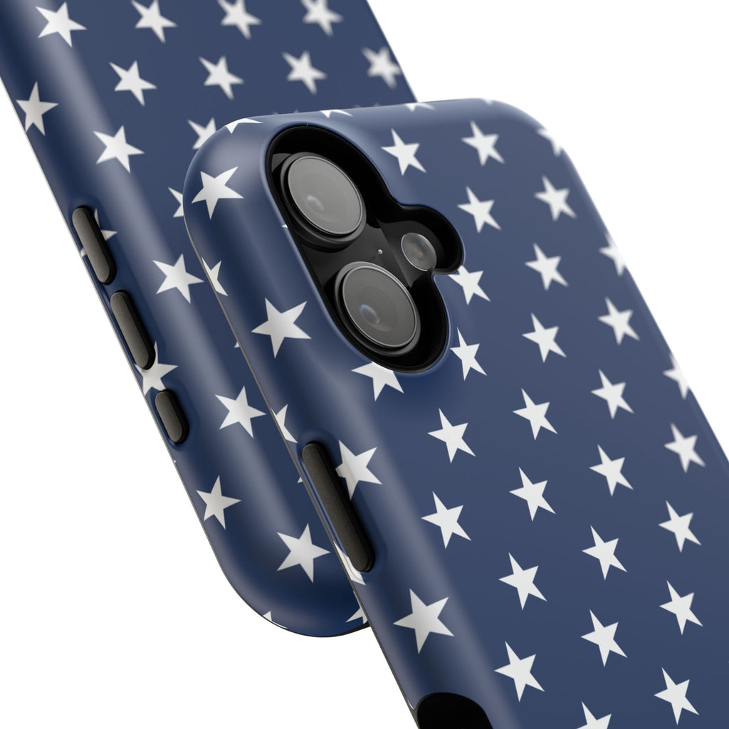 Deep Blue Stars Tough iPhone Case