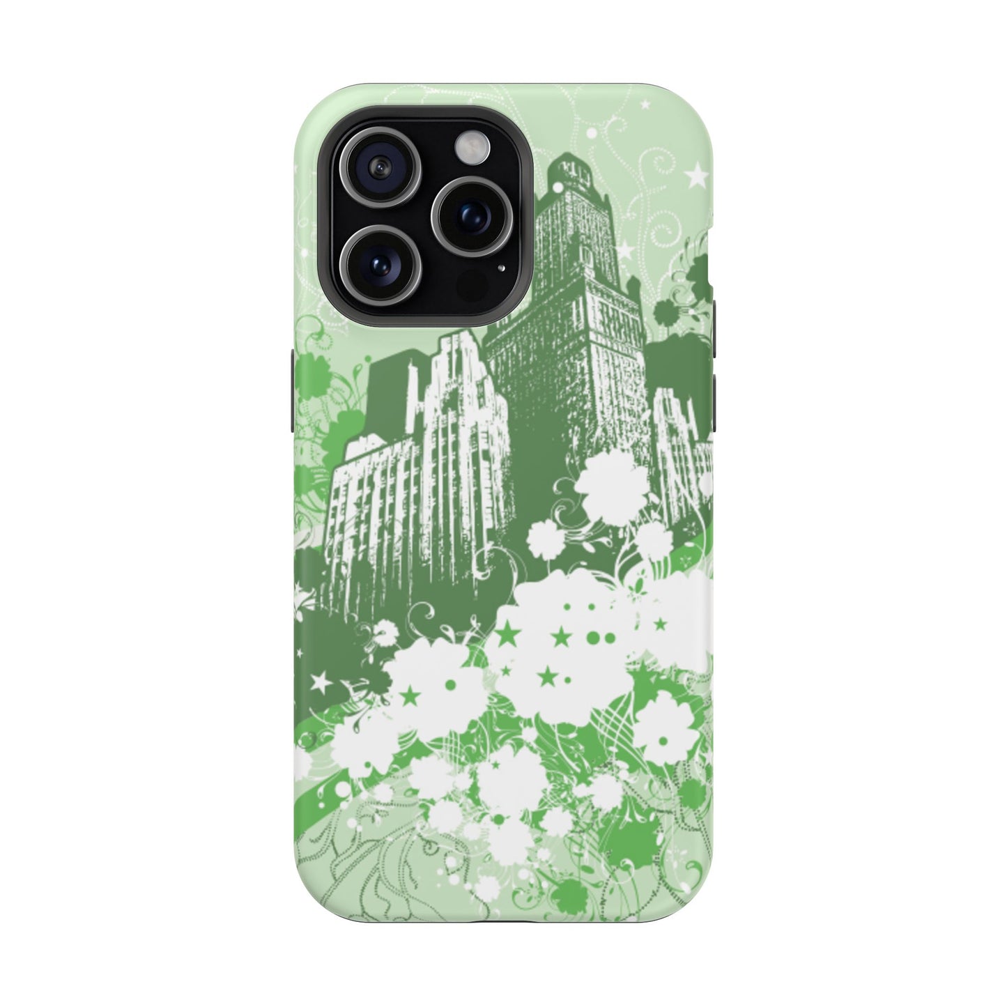 Green City Tough iPhone Case