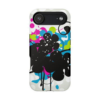 Electric Bloom Tough iPhone Case