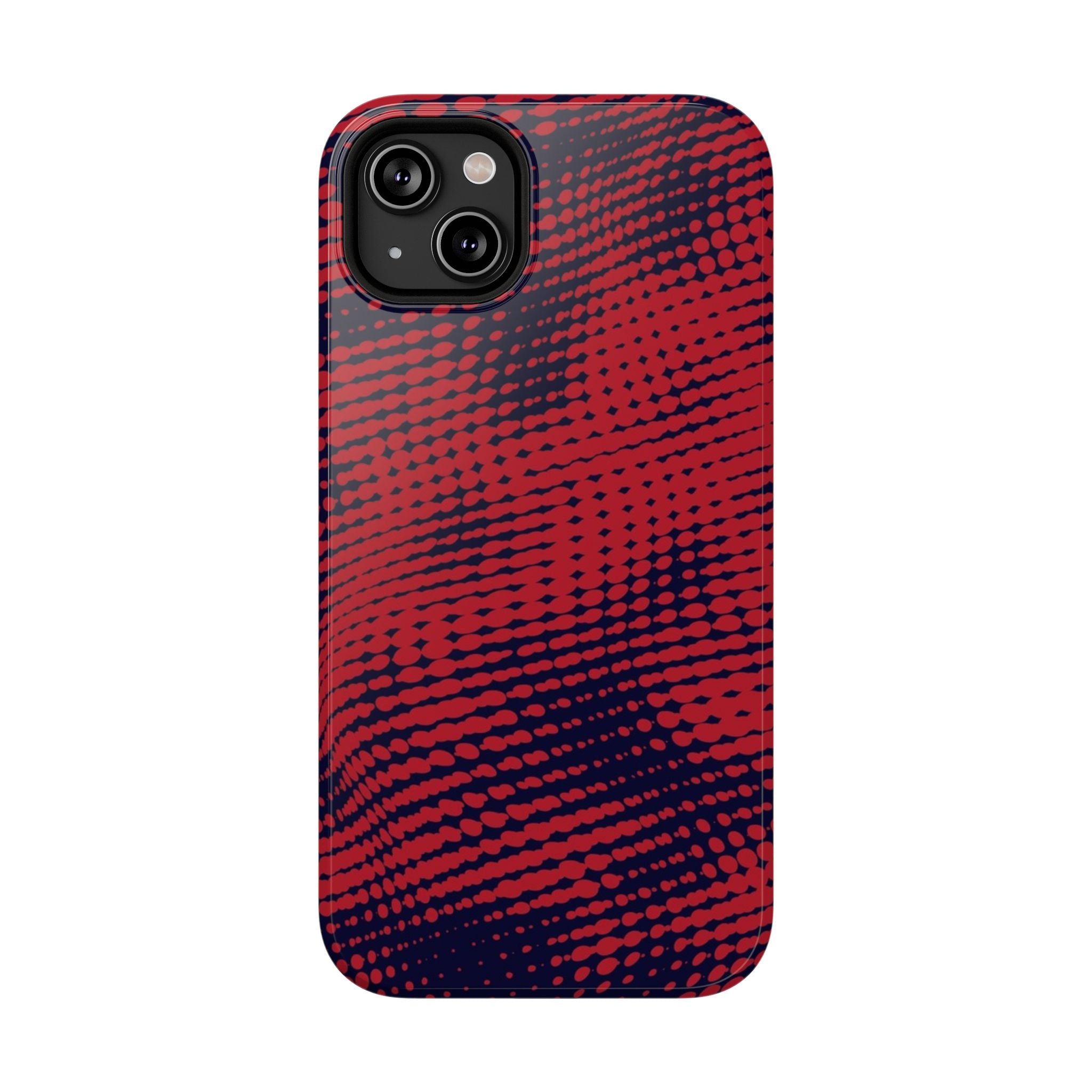 Red Static Tough iPhone Case