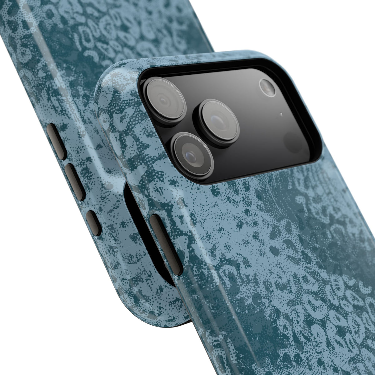 Blue Leopard MagSafe Tough iPhone Case