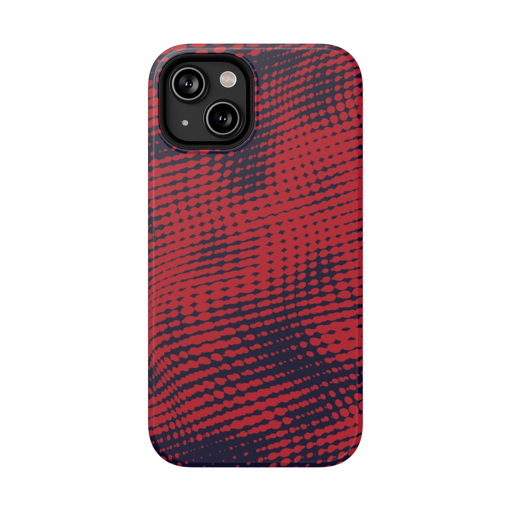 Red Static Tough iPhone Case