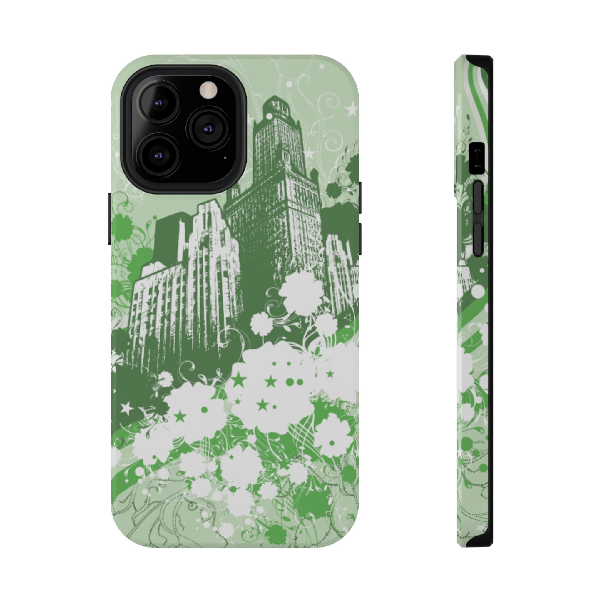 Green City Tough iPhone Case