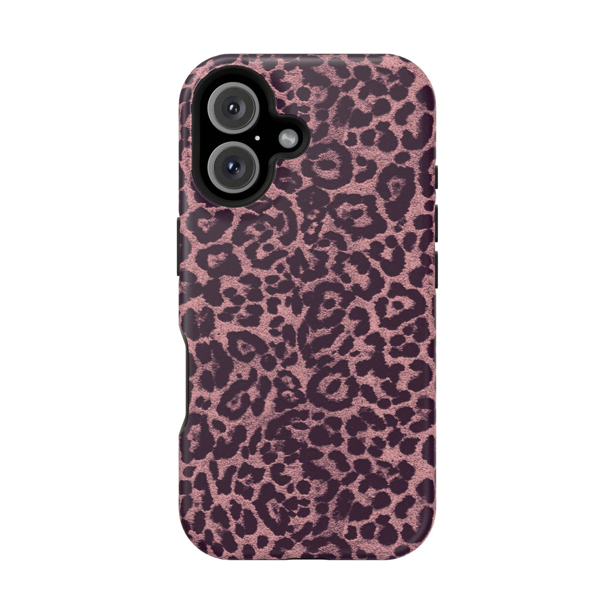 Purple Leopard MagSafe Tough iPhone Case
