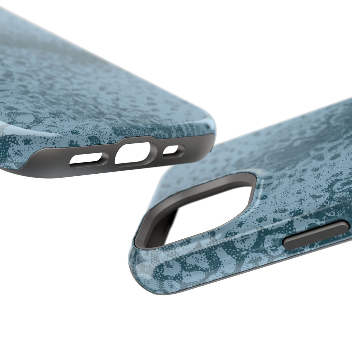 Blue Leopard MagSafe Tough iPhone Case
