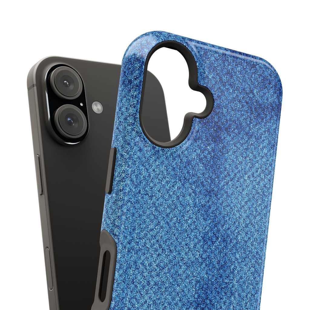 Blue Denim Tough iPhone Case