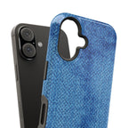 Blue Denim Tough iPhone Case