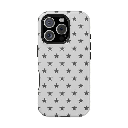 Grey Stars MagSafe Tough iPhone Case