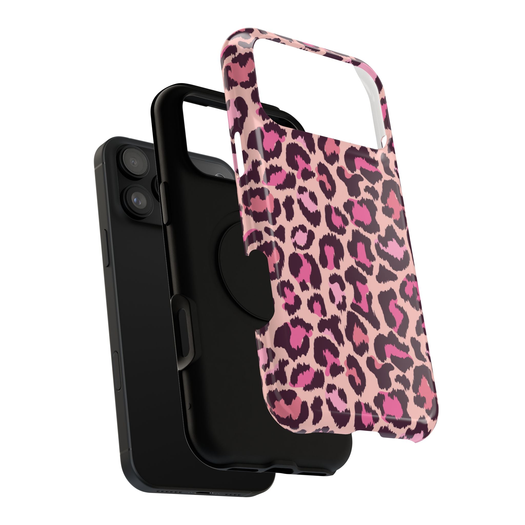Pink Leopard Tough iPhone Case