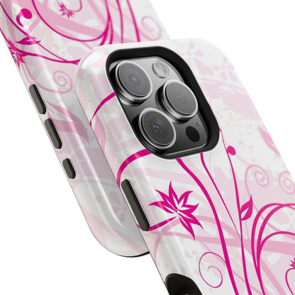 Flora Fuchsia Tough iPhone Case