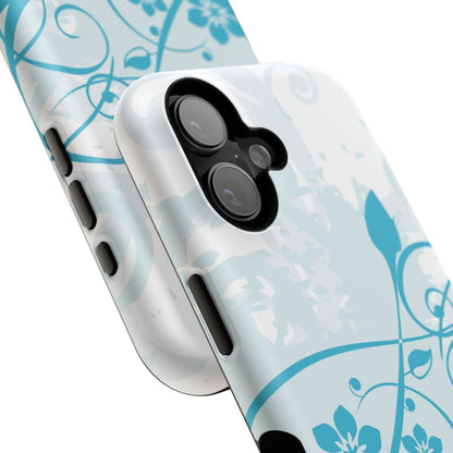 Blue Bloom Tough iPhone Case