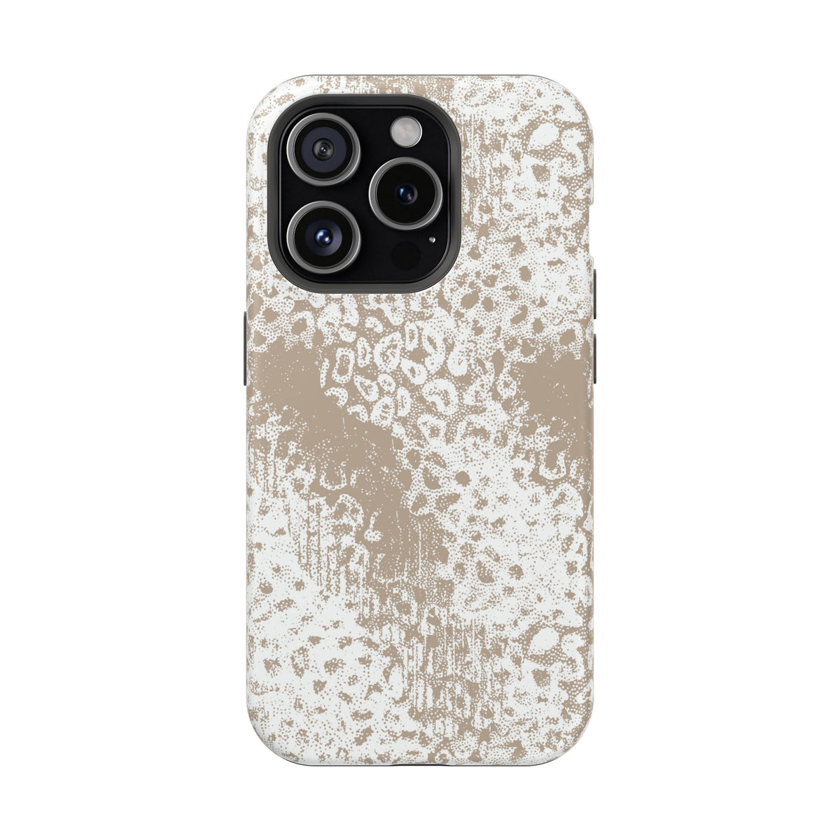 White Leopard MagSafe Tough iPhone Case