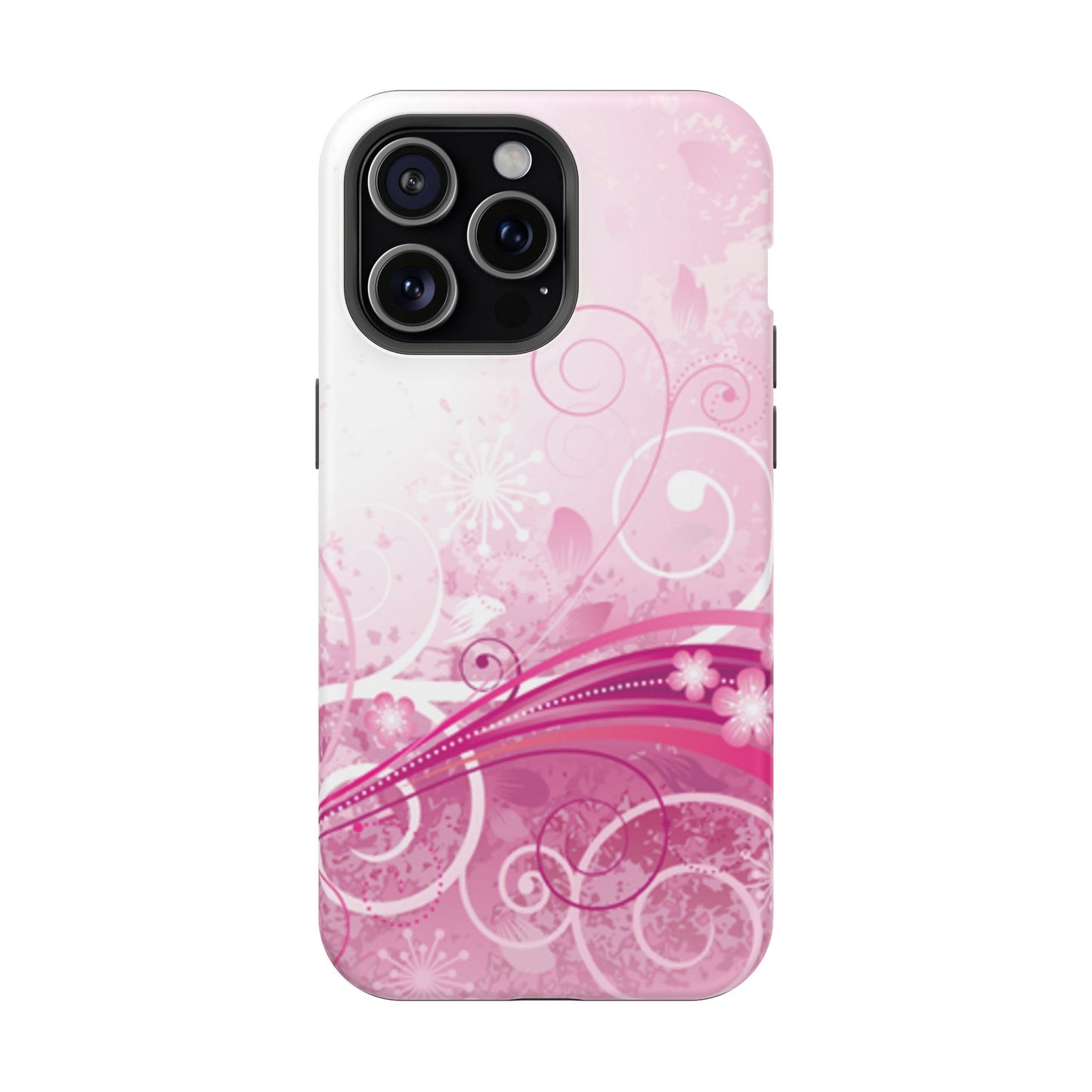 Pink Flowers Tough iPhone Case