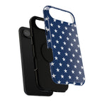 Deep Blue Stars Tough iPhone Case