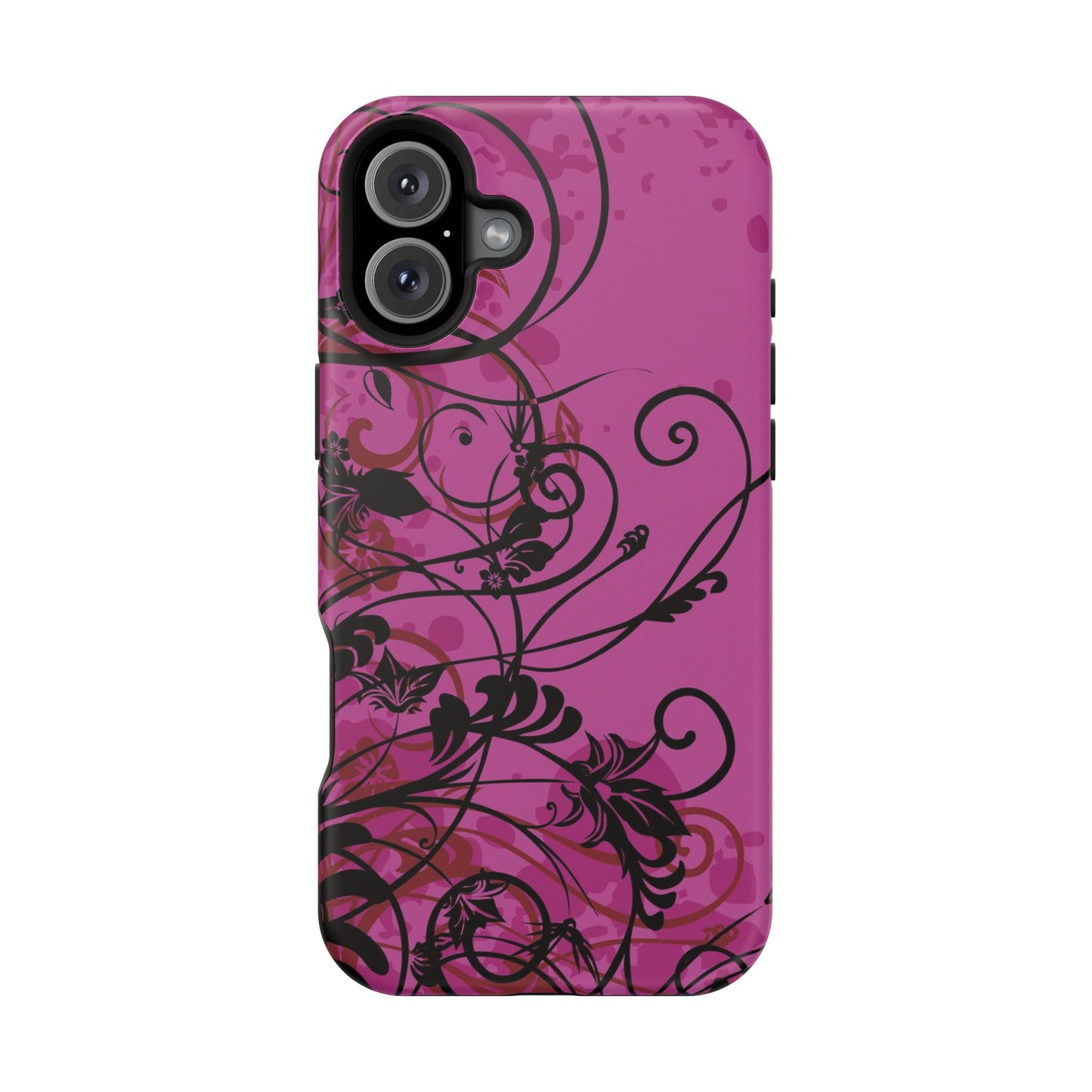 Midnight Petals Tough iPhone Case