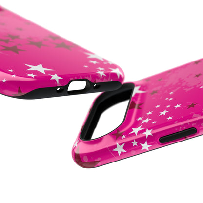 Pink Static Tough iPhone Case