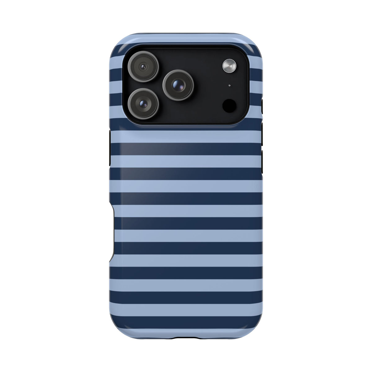 Blue Stripes MagSafe Tough iPhone Case