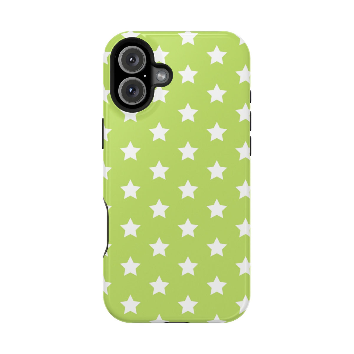 Green Stars MagSafe Tough iPhone Case