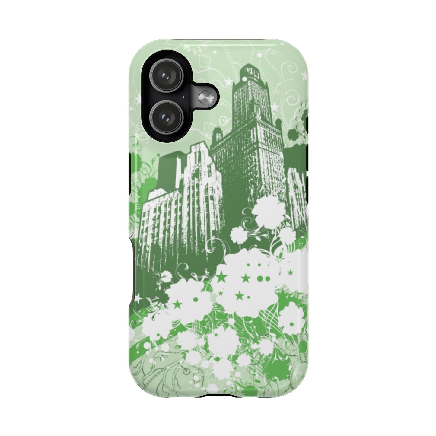 Green City Tough iPhone Case