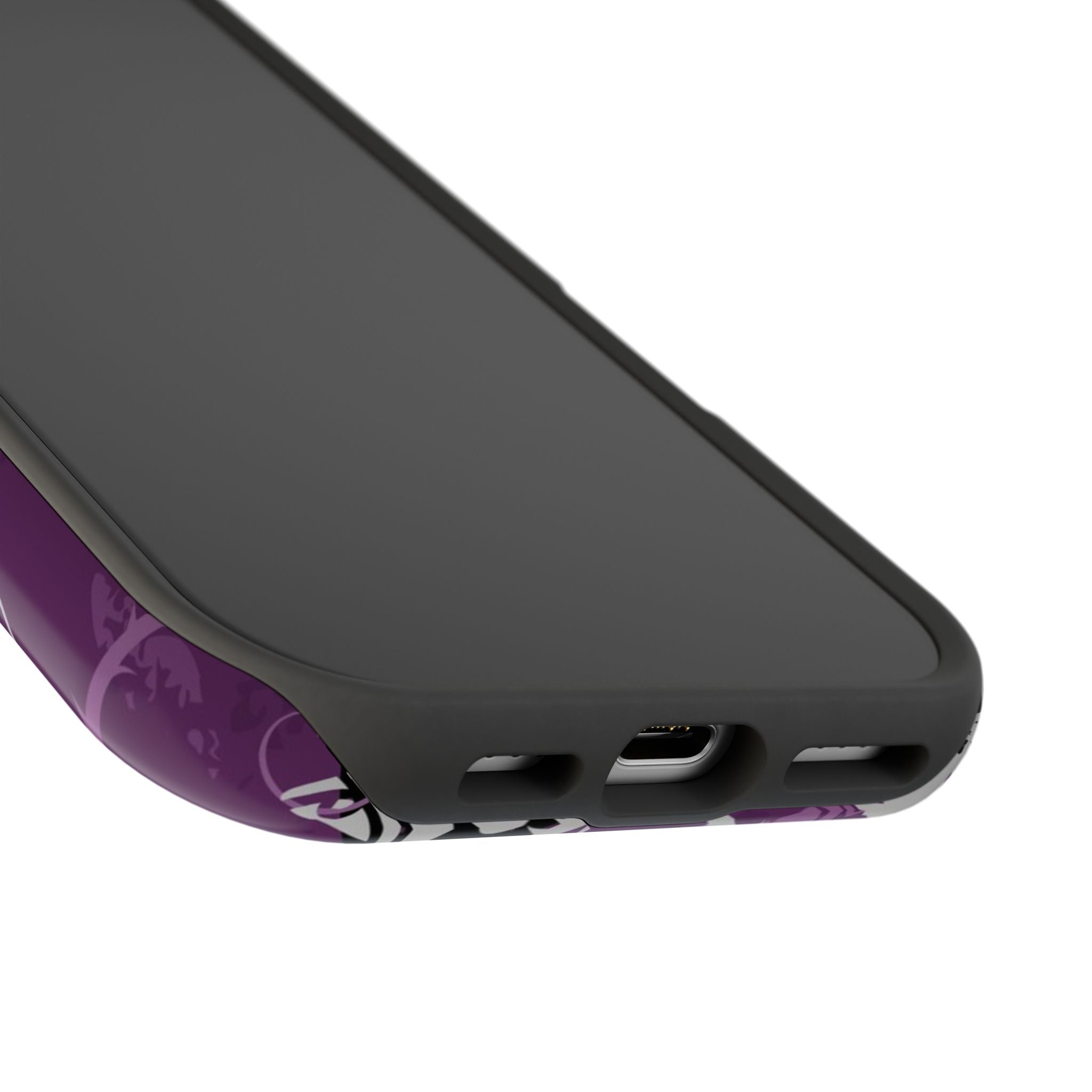 Checkered Rose Tough iPhone Case