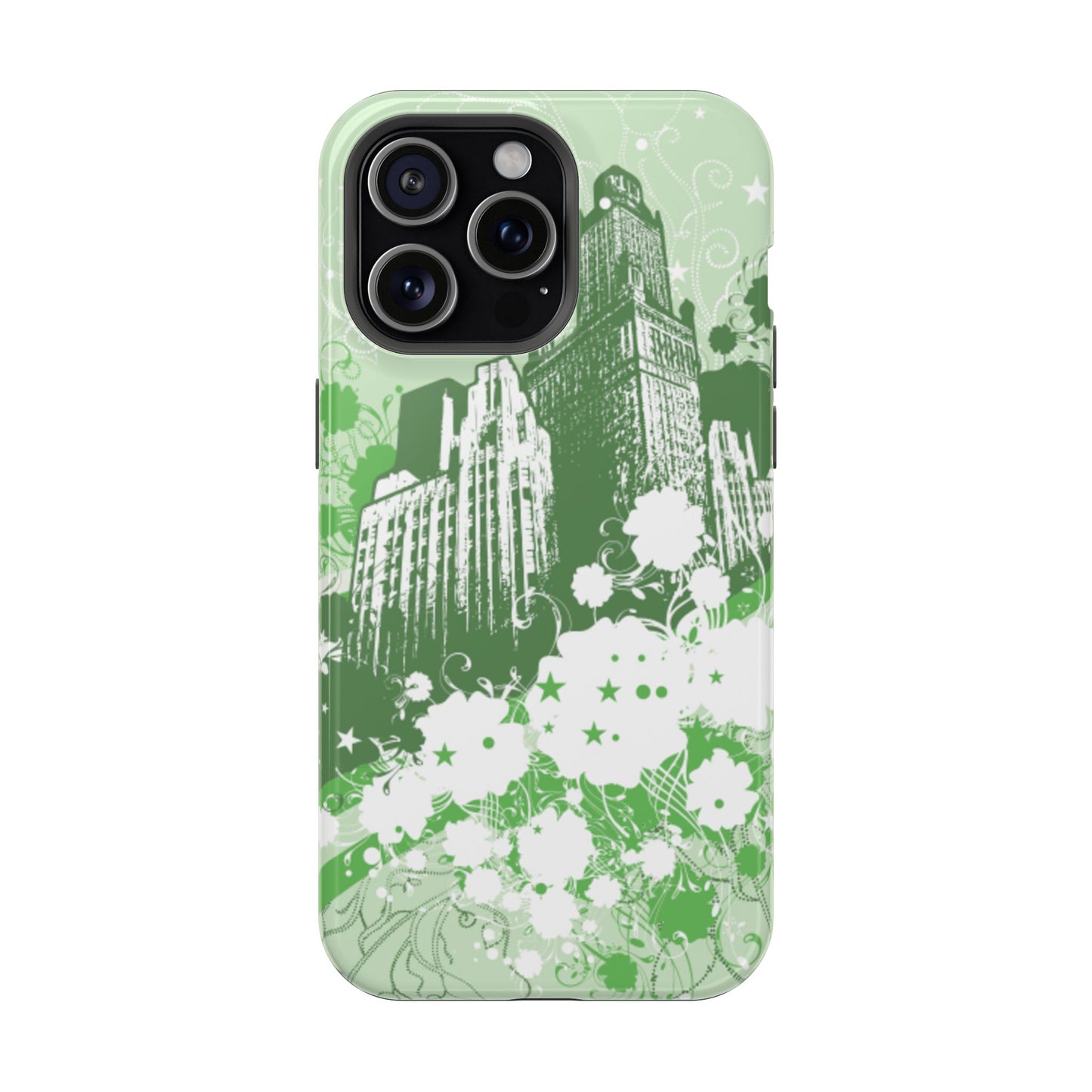 Green City Tough iPhone Case