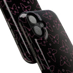 Midnight Flutter Tough iPhone Case
