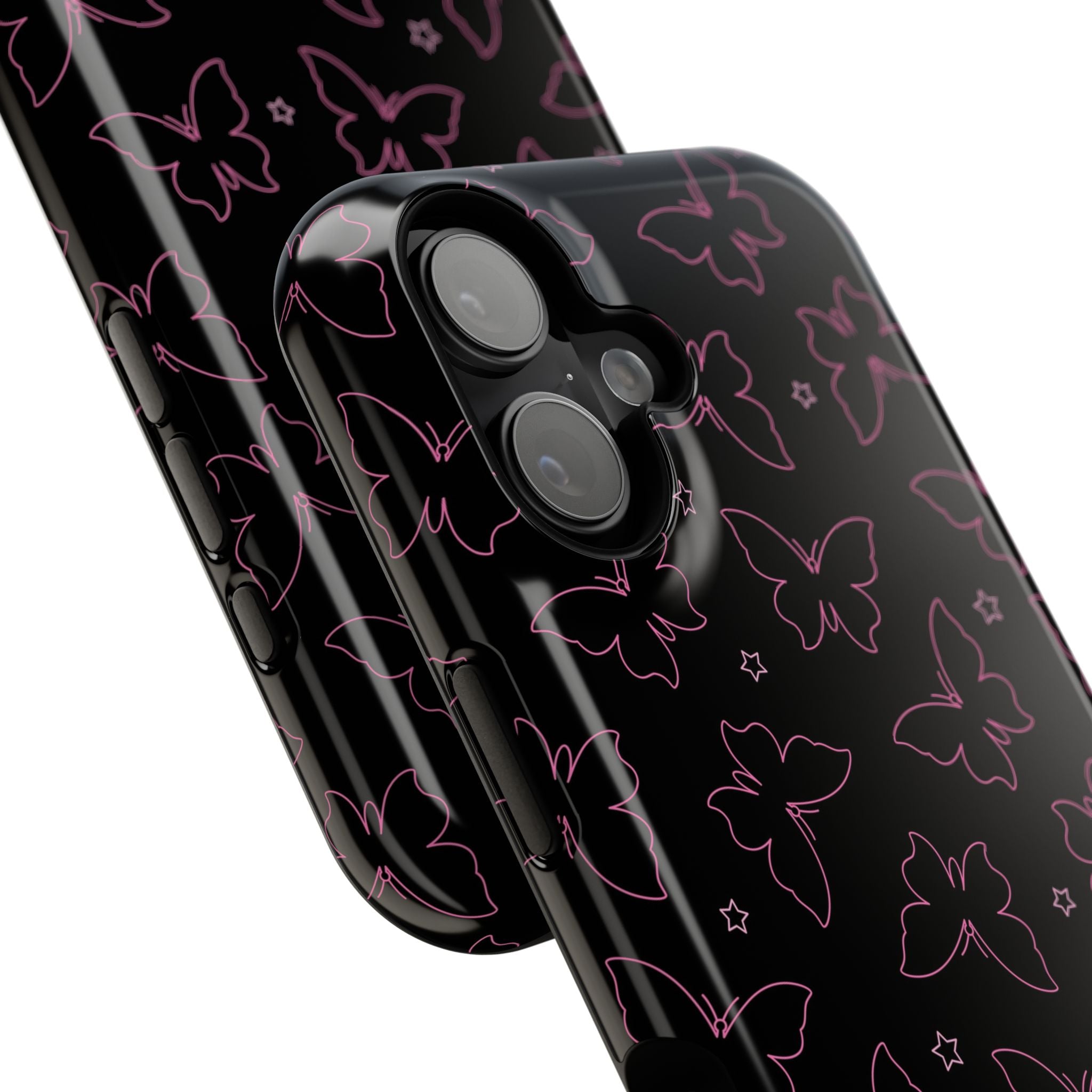 Midnight Flutter Tough iPhone Case