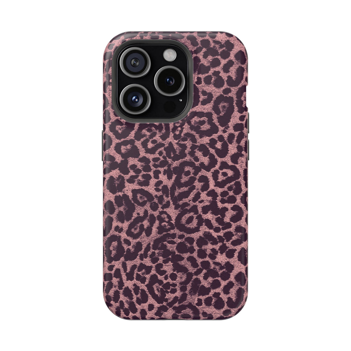 Purple Leopard MagSafe Tough iPhone Case
