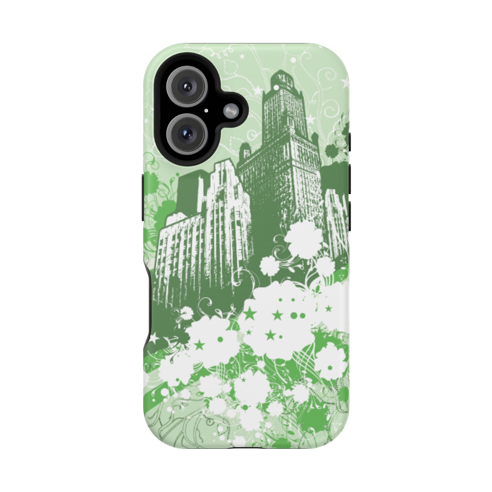 Green City Tough iPhone Case