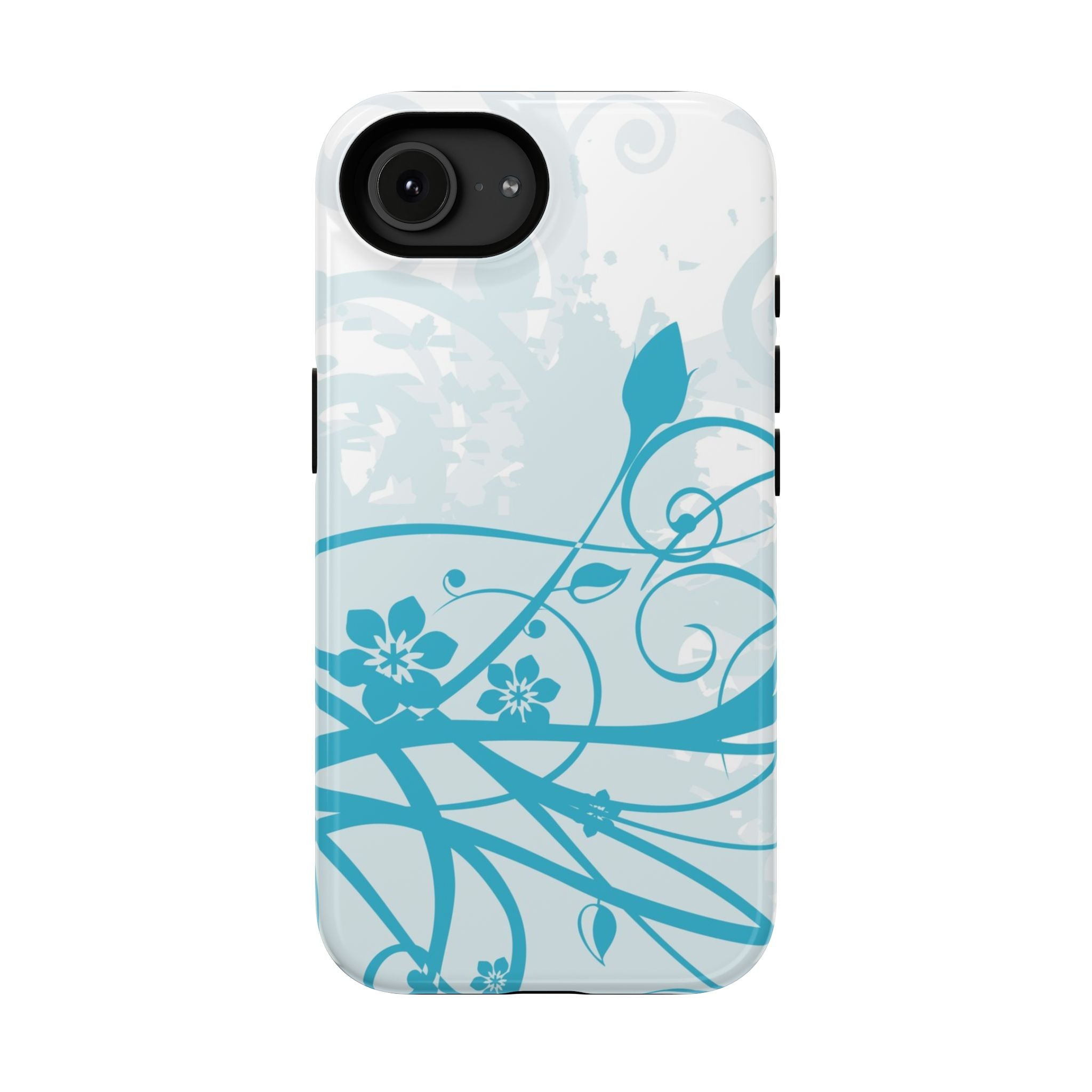 Blue Bloom Tough iPhone Case