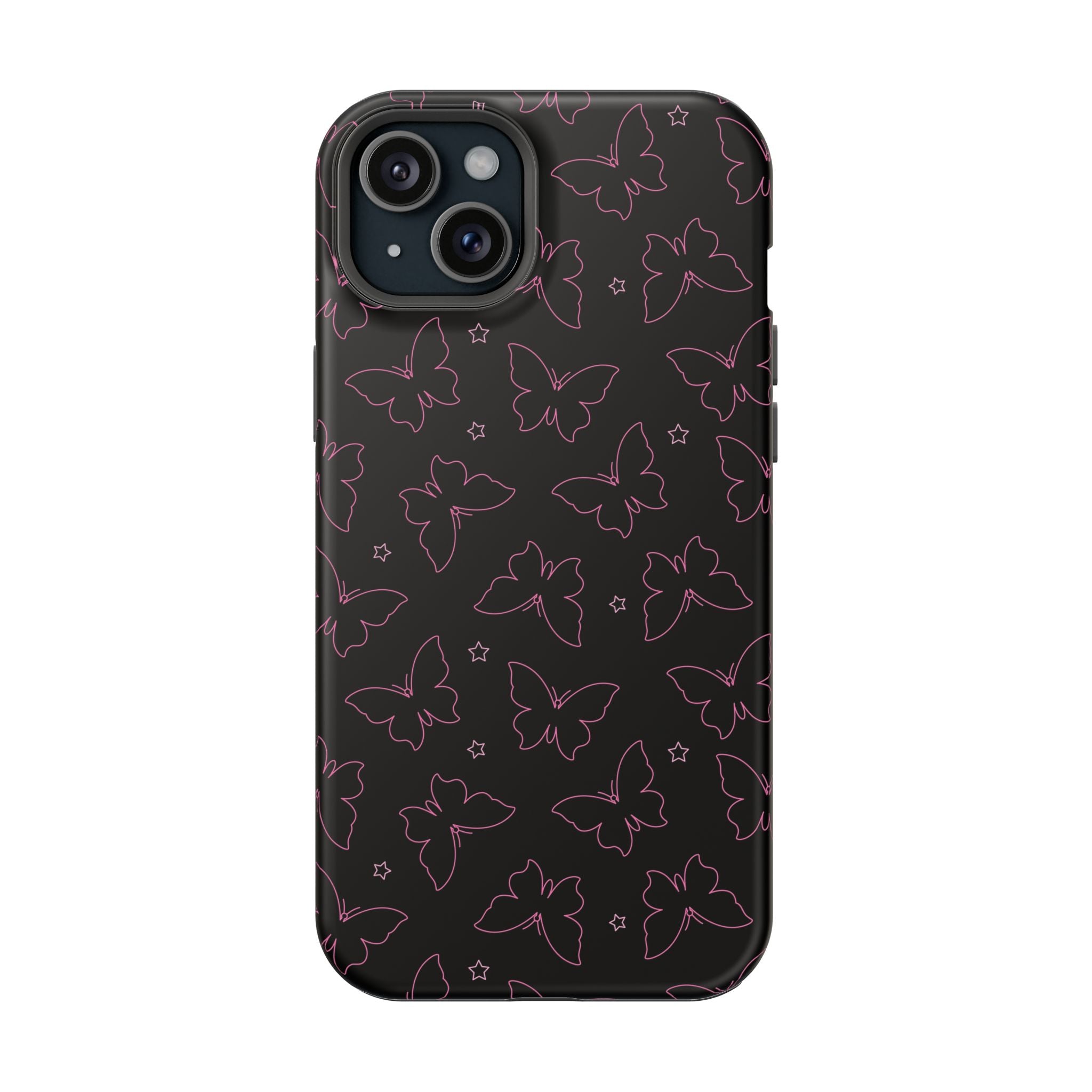 Midnight Flutter Tough iPhone Case