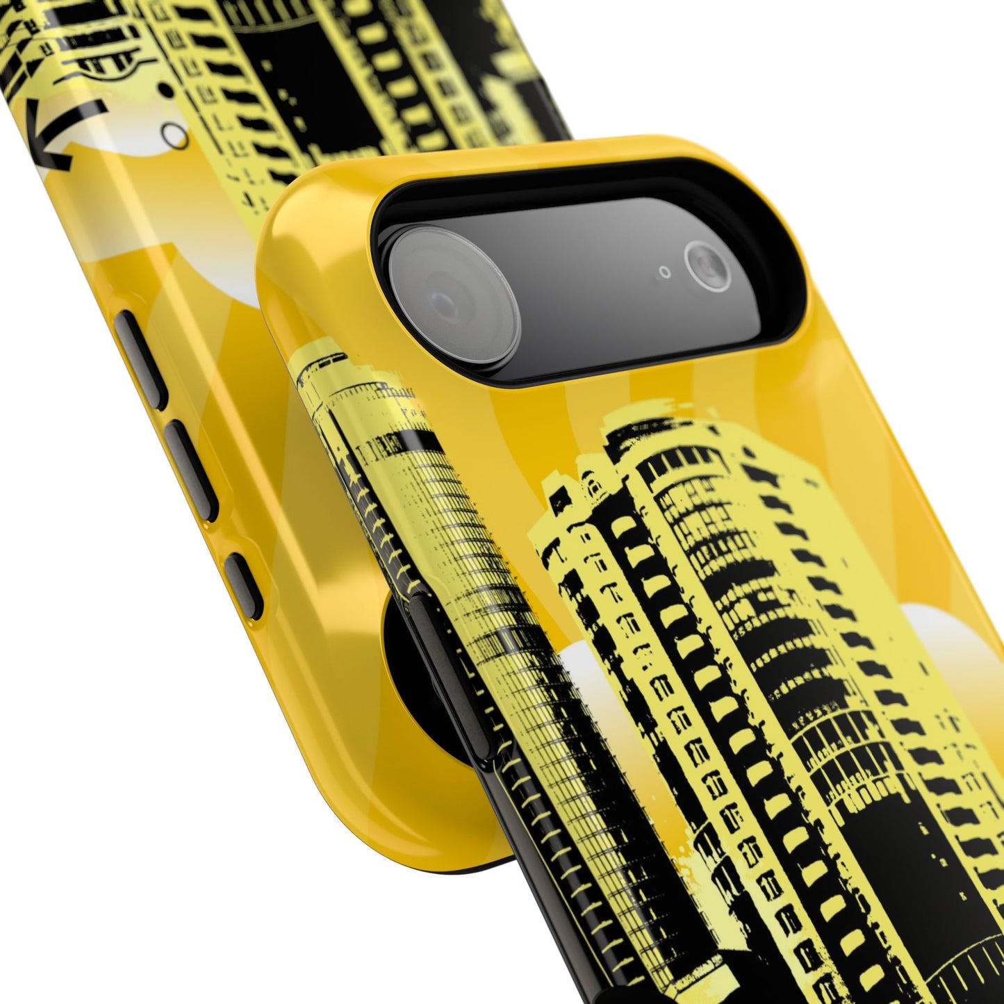 Yellow City Tough iPhone Case