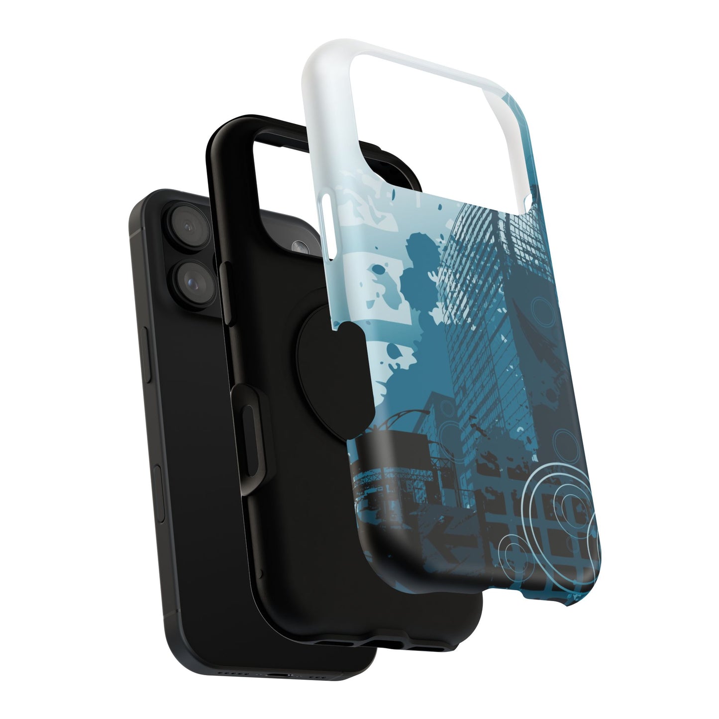 City Blue Tough iPhone Case