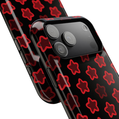 Red Stars Tough iPhone Case