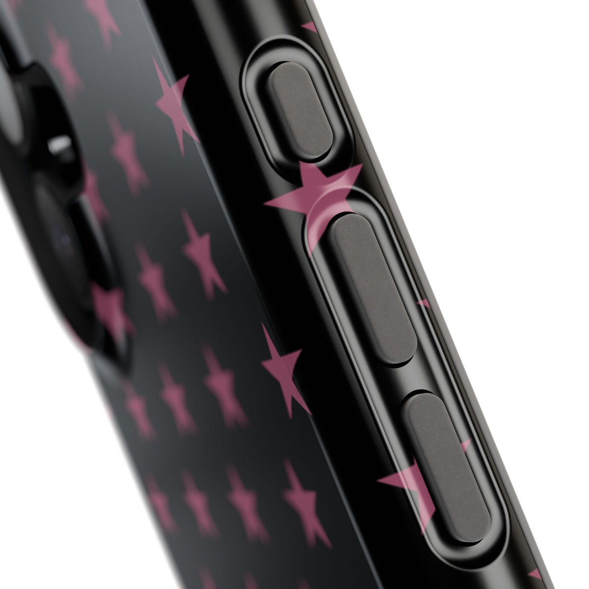 Burgundy Stars MagSafe Tough iPhone Case