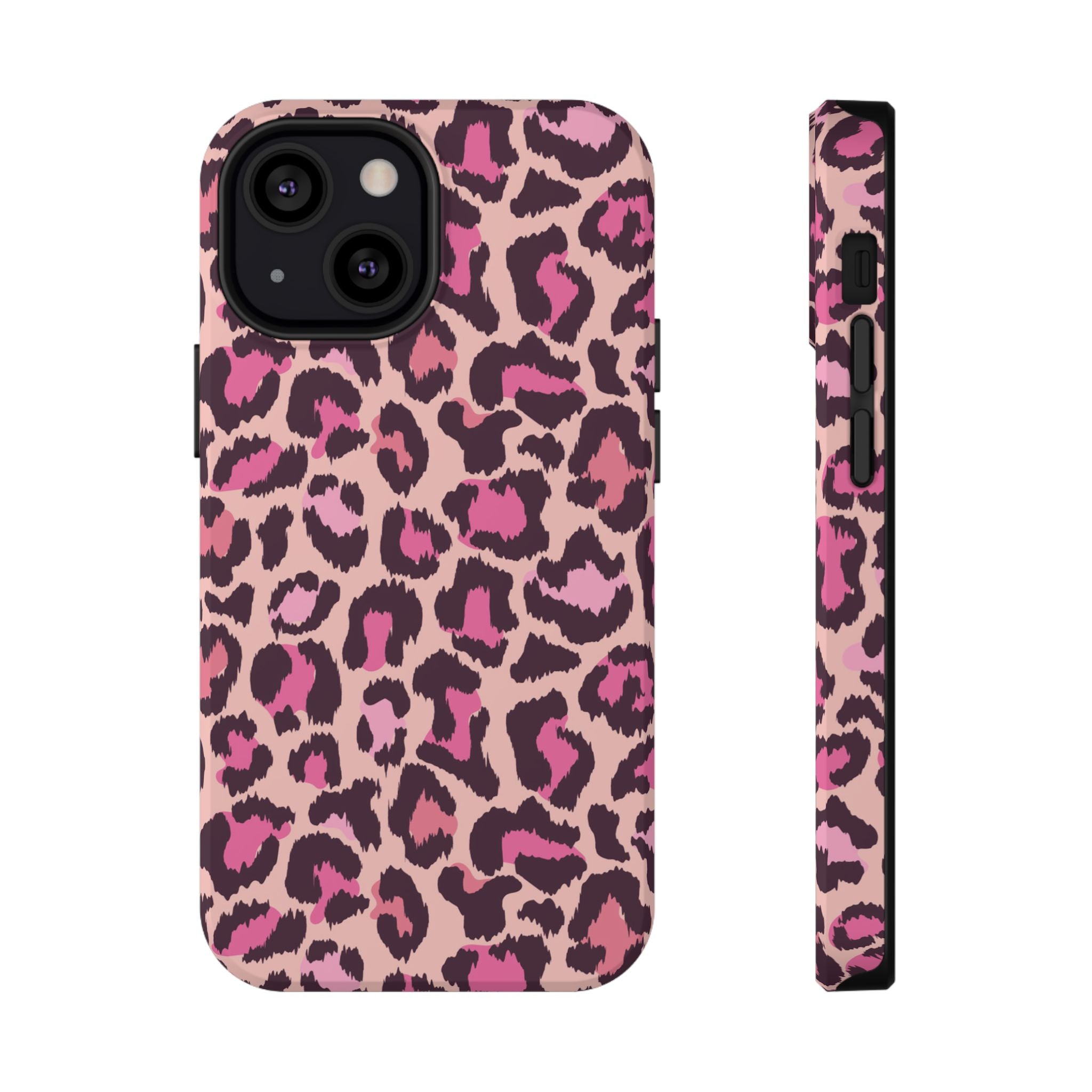 Pink Leopard Tough iPhone Case
