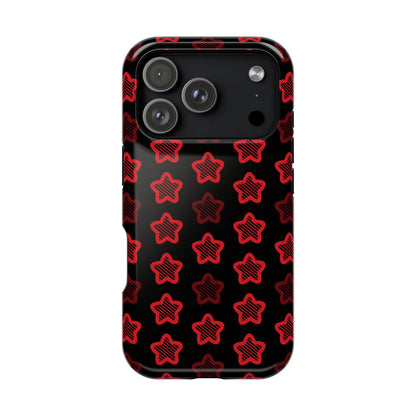 Red Stars Tough iPhone Case