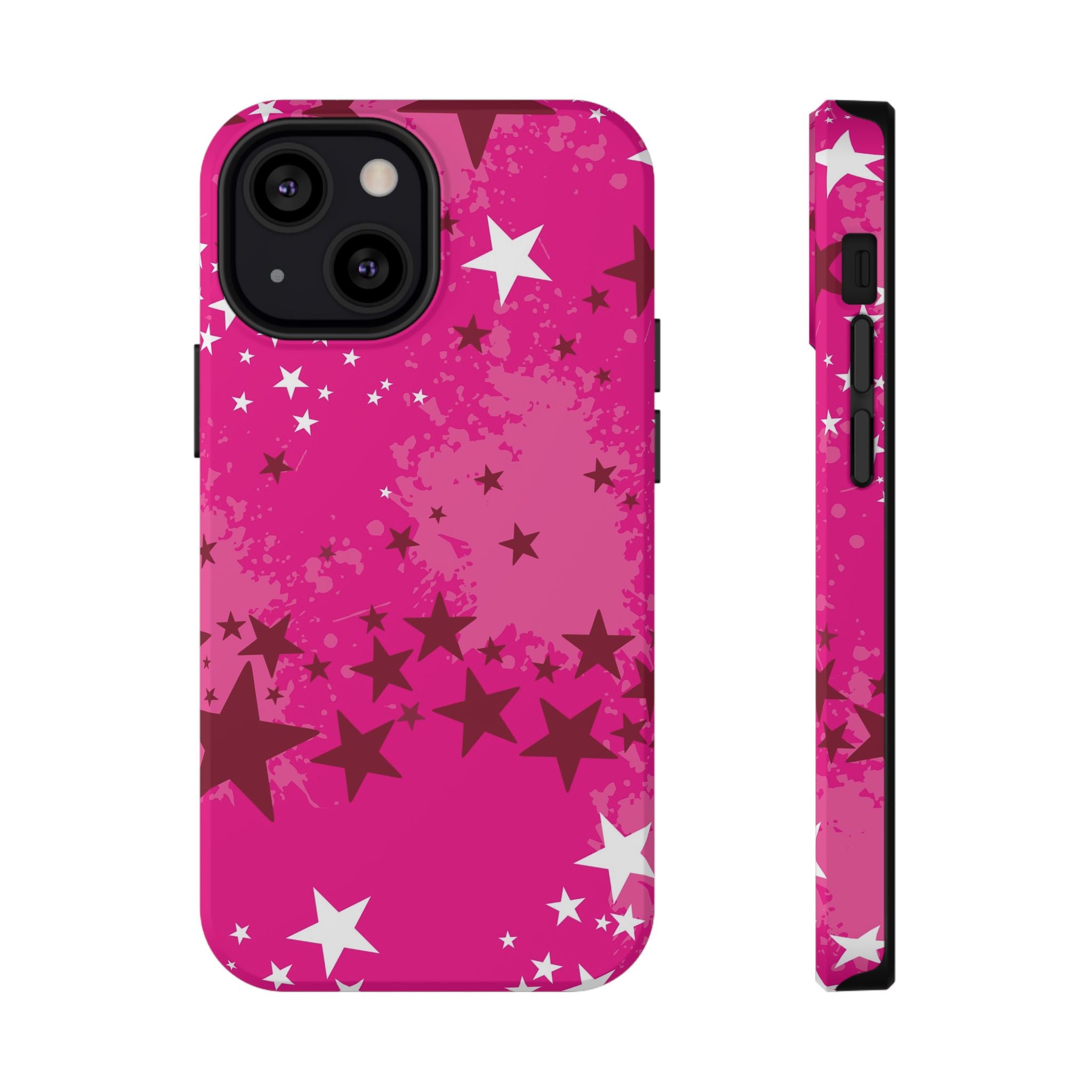 Pink Static Tough iPhone Case