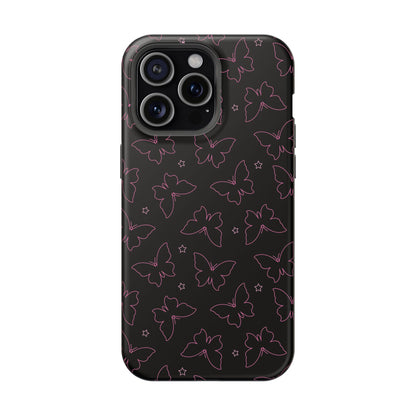 Midnight Flutter MagSafe Tough iPhone Case