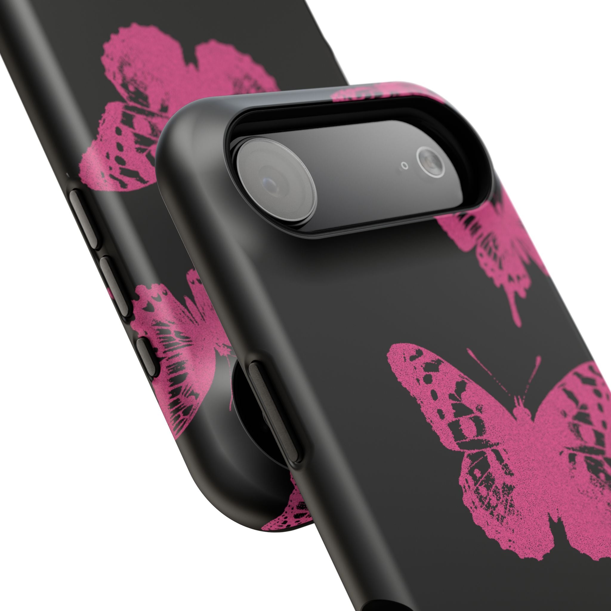 Pink Butterflies Tough iPhone Case