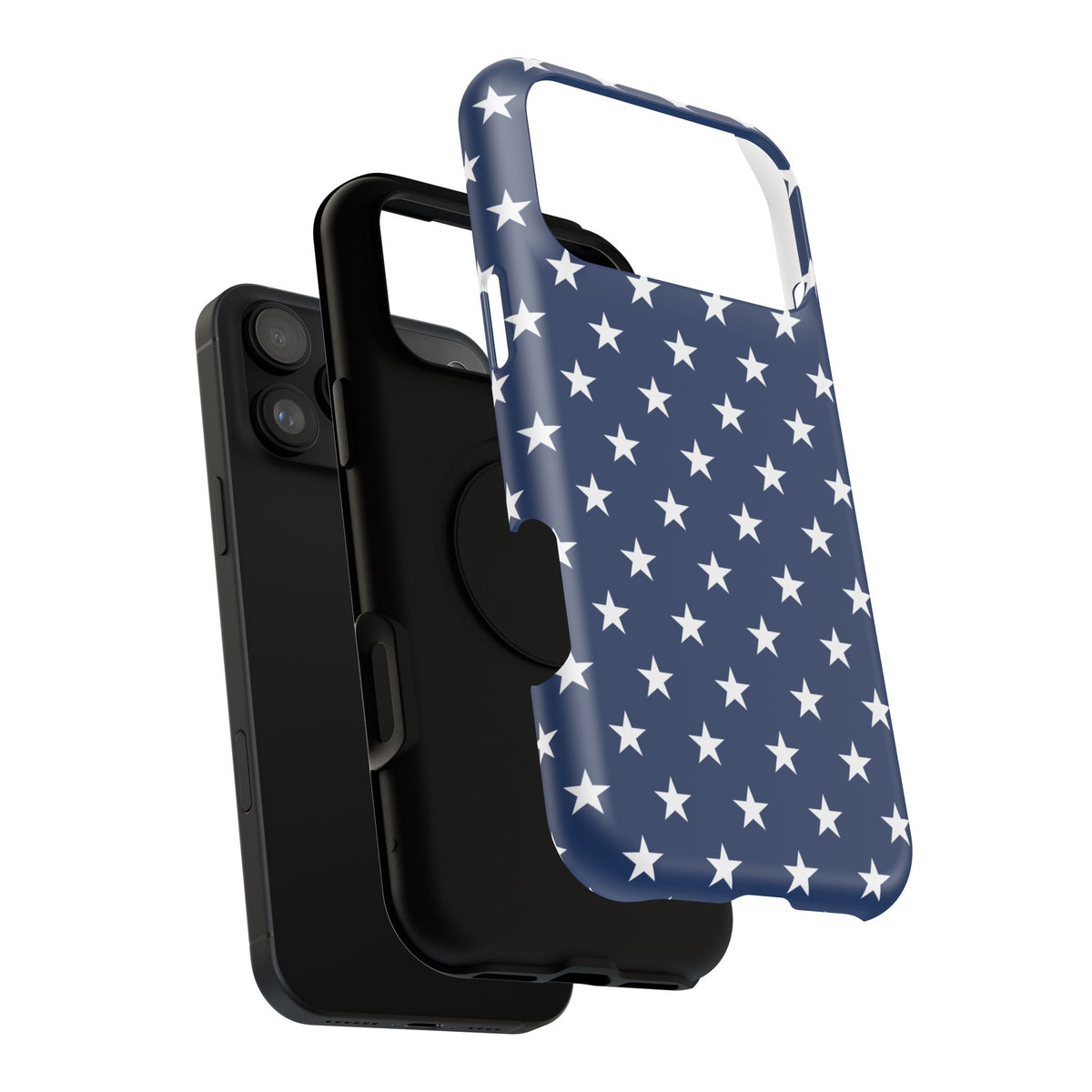Deep Blue Stars Tough iPhone Case