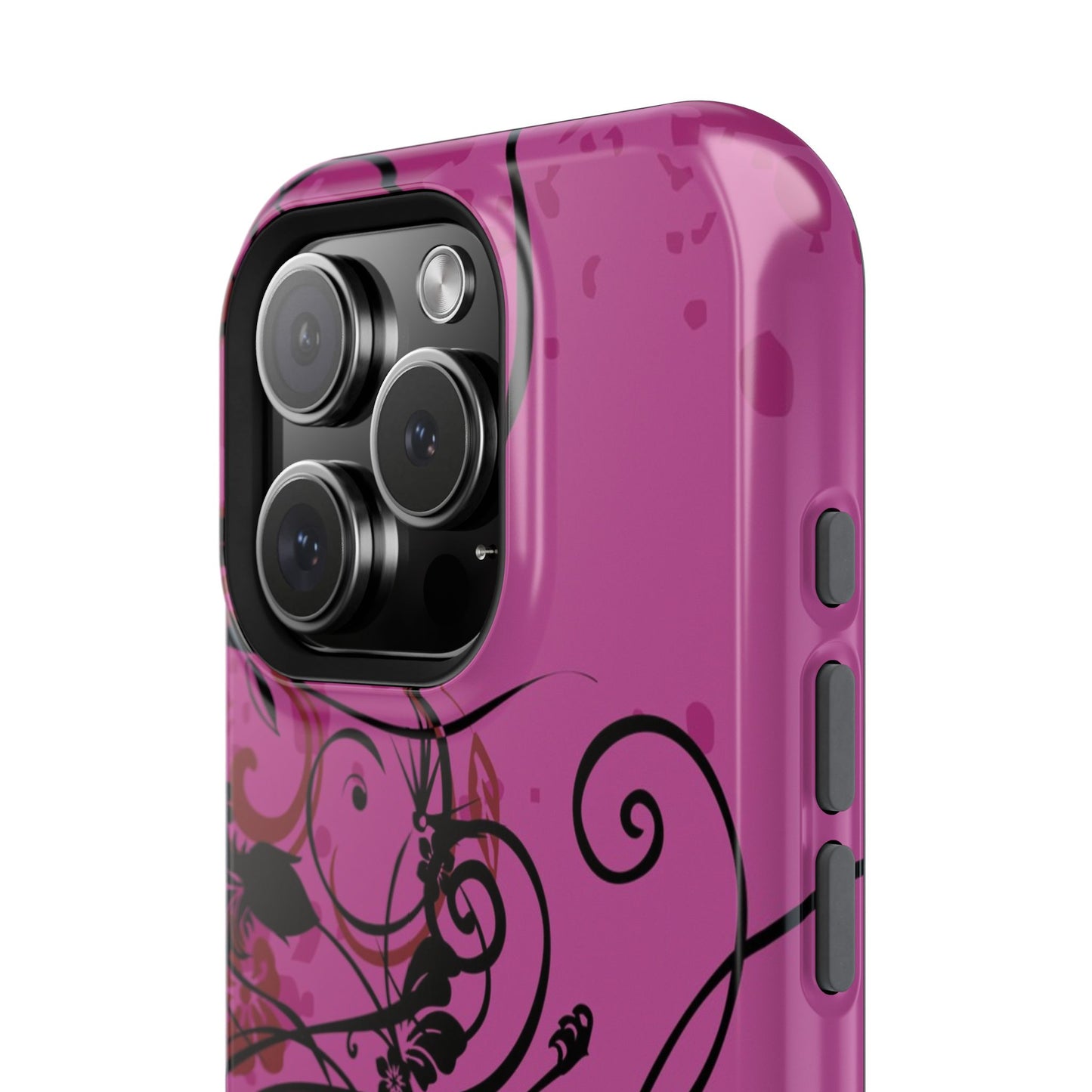 Midnight Petals Tough iPhone Case