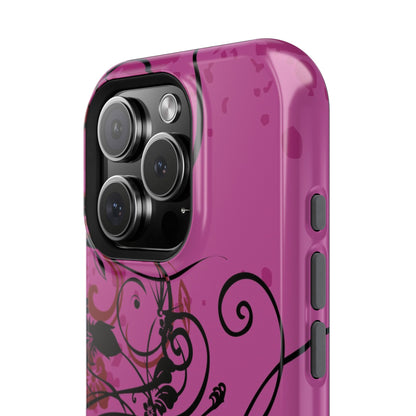 Midnight Petals Tough iPhone Case