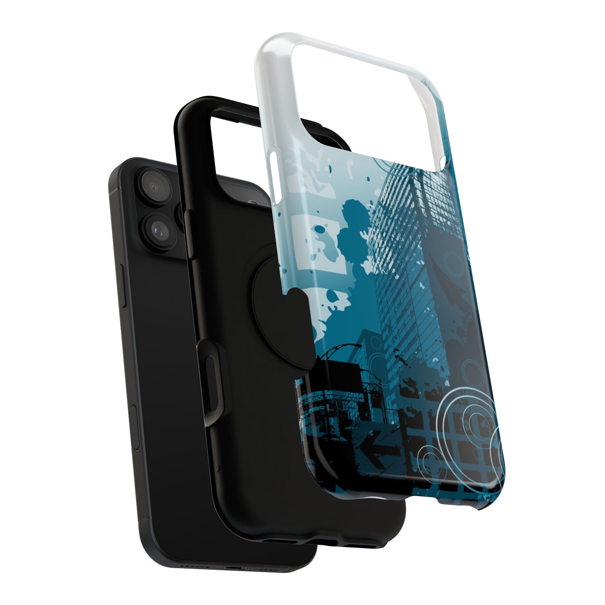 Blue Noise Tough iPhone Case