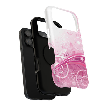 Faded Petals Tough iPhone Case