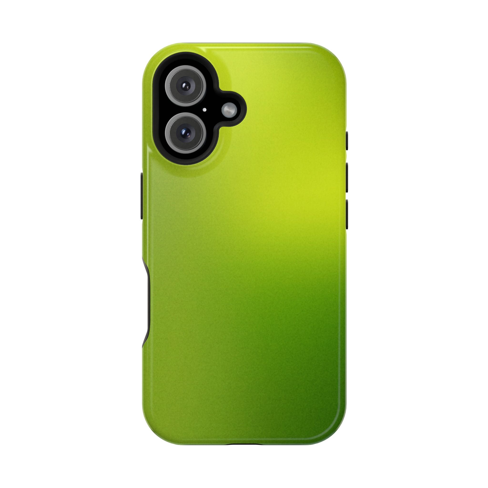 Lime Glow Tough iPhone Case